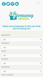 Mobile Screenshot of giveawaycenter.com